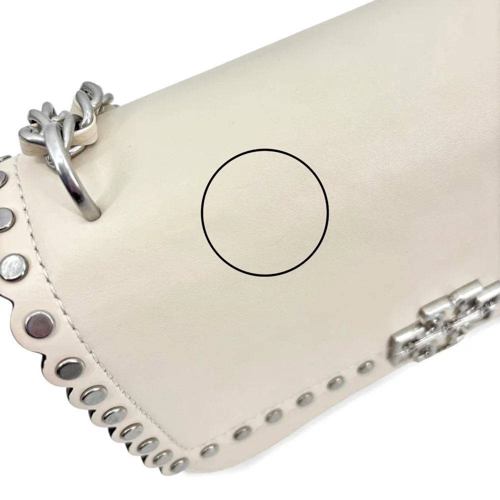 NWT‎ Tory Burch Britten Studded Small Adjustable Shoulder Bag in New Ivory $598